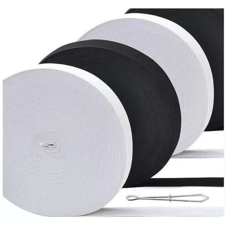 白色服装钩编带柔软松紧宽橡筋松紧裤腰带弹力lc0411