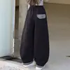 Pantalones Deportivos de Chicas Cuadros Patchwork 2026 Otoño Nuevo Estilo Pantalones Deportivos Casuales para Niños Mayores Pantalones de Pierna Ancha Pantalones Largos para Niños