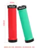 MOTSUV Guantes Rectos para Bicicleta Funda para Manillar de Bicicleta de Montaña Bloqueable Goma Antideslizante Funda para Manillar Bloqueo Bilateral