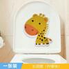 Pegatinas de fieltro para asientos de inodoro, decoración del hogar para baño y sala de estar, pegatinas de oso, rana, conejo, pegatinas aromáticas para tapa de inodoro para uso doméstico