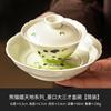 Taza de té con tapa de panda pintada a mano para jugar, tetera de mar, piezas de repuesto para ceremonia del té, juego de té de kung fu de cerámica para el hogar, individual