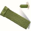 Colchoneta inflable para acampar al aire libre, ultraligera y portátil de TPU, a prueba de humedad, con forma de nido de huevo, de un solo diamante, disponible en oferta transfronteriza.