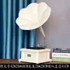Estilo Antigo Alto-Falante Grande Gramofone Modelo Enfeites Criativos Toca-Discos de Vinil Decoração Suave para Casa Câmera Metabo