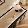 Tapete estilo vintage para mesa aparador, sensación de lujo ligero y alta gama, impermeable y a prueba de aceite, tapete fácil de limpiar para encimera, tapete para zapatero de entrada y mueble de TV