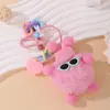 Cosas Bonitas y Feas Llavero Colgante Cochecito Bola de Carbón Pequeña Colgador DIY Elfo de Dibujos Animados Colgante de Felpa Accesorios para Bolsos
