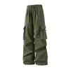 Overol funcional americano para hombre 2025 primavera nuevo rudo guapo diseño de moda sentido holgado recto casual pantalón largo