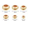 Cobre mais silicone contas de posicionamento contas de cobre joias DIY pulseira colar fivela de atividade acessórios clipe conta plana conta de acabamento