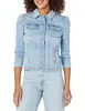Fábrica de Origem ODM de Lote Pequeno Jaqueta Jeans Feminina Jaqueta Jeans Feminina Fábrica Personalizada Personalização