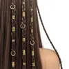 Set de 40 Piezas de Anillos Trenzados para el Cabello, Extensiones de Cabello, Anillos Huecos Chapados en Oro, Accesorios, Nuevos Modelos de Shein y Temu