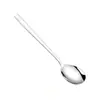 Acero Inoxidable 316 Estilo Coreano Cuchara Mango Largo para Uso en Casa Comer Alta Apariencia Grado Alimenticio Tenedor Grabado Empaque Independiente