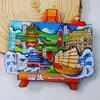 Serie de GuangdongChaozhou y Guangdong Oriental Encanto Antiguo Ciudad de Chinos de Ultramar Magnéticos para Refrigerador Souvenirs Turísticos Culturales y Creativos Pegatinas Magnéticas