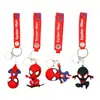 Nuevo Llavero de Patineta Spider-Man Muñeco de Goma Blanda Marvel Colgante para Llave de Coche Favorito de los Niños Accesorio para Mochila
