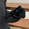 Zapatos Solos Combinados con Faldas, Estilo Otoño e Invierno, Nuevos Zapatos Mary Jane Franceses Retro 2026 con Forro de Lana, Aumento Interno de Altura de 7 cm