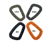 Hebilla de liberación rápida de plástico y acero ligera personalizada para mochilas de senderismo al aire libre, anillos D tácticos y llaveros de bicicleta