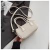 Bolso de Moda Estilo Coreano para Mujer 2026 Verano Nuevo Simple Versátil Bolso Bowling de Moda Bolso de Hombro Cruzado