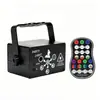Luz Láser Mini USB UV Efectos Especiales Control Remoto Activado por Voz Luz de Ambiente KTV Iluminación de Escenario Luz de Proyección Giratoria Colorida