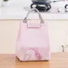 Bolsa Térmica de Folha de Alumínio Espessa Transfronteiriça, Bolsa Grande para Marmita, Bolsa de Almoço para Estudantes que Trabalham, Bolsa de Lona Portátil, Bolsa Térmica Refrigeradora