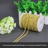Contas de corda ABS imitação de pérolas corrente casamento conjunto festivo suprimentos artesanais DIY 8MM algodão contas de corda acessórios