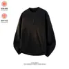 2026 Comércio Exterior Transfronteiriço Base de Veludo Alemão Camiseta de Manga Longa Henry Cor Sólida Outono Inverno Solta Quente Camiseta Base Roupas Masculinas