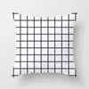 Suministro directo de fábrica funda de almohada para el hogar con patrón geométrico creativo de terciopelo piel de melocotón funda para cojín de respaldo de coche funda para cojín de sofá