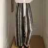 Talla L Algodón Seda Verano para Mujer Holgados Largos Pantalones de Maternidad Ropa de Dormir Puro Algodón Finos de Pierna Ancha con Efecto Refrescante