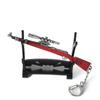 Venda quente Jedi sobrevivência 12cm modelo metal presente barraca suprimento paz elite frango chaveiro pingente