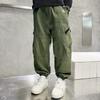 Pantalones Cargo para Niños Transfronterizos, Pantalones de Algodón Estilo Coreano para Primavera y Otoño, Pantalones Elegantes para Niños, Pantalones Casuales de Moda para Niños Mayores