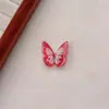 Pinza para el Cabello de Acrílico Estilo Coreano con Mariposa Impresa Pinza Lateral para Flequillo de Niña Dulce Pinza Lateral Linda Pinza para el Cabello Tocado
