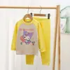 Conjunto de ropa interior térmica de otoño para niños, algodón puro, ropa de casa cálida, conjunto de manga larga para estudiantes de secundaria, oferta especial de liquidación