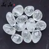 Piedras Trituradas de Cristal Natural Cristal Blanco Piedras Pequeñas Transparentes Piedras Desmagnetizadoras Maceta Paisajismo Piedras de Fondo para Acuario Ofrendas a Buda Adornos
