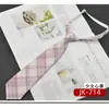 JK Estilo Universitário Japonês Gravata de Xadrez Listrada Gravata Borboleta Uniforme Pequenos Acessórios Outlet de Fábrica em estoque