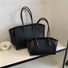 Bolso Tote de Gran Capacidad Estilo Minimalista Transfronterizo para Mujer, Bolso de Mano Retro de Alta Gama para Viajes Diarios, Bolso Ala para Mujer, Bolso Grande