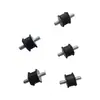 Almohadillas Redondas Hexagonales de Doble Rosca Amortiguadoras, Almohadillas para Pies Amortiguadoras, Pies Ajustables, Amortiguadores de Tornillo de Doble Cabeza, Suministros del Fabricante Amortiguadores