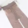 Medias con Entrepierna en T Jk Antidesgarros Alta Transparencia 0D Finas Negras para Mujeres Altas, Medias Negras para Mujer, Estilo Fino de Verano