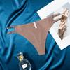 Comercio Exterior Tanga Sexy Sin Costuras de Seda de Hielo de Cintura Baja Ropa Interior Sexy Estilo Pura Lujuria para Mujer Calzones Deportivos para Yoga para Mujer
