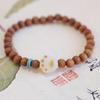 Nova pulseira de mão de bodhi de jade branco natural garra de gato carvão ao redor do dedo raiz de bodhi macia fabricantes atacadistas mulheres