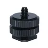 Adaptador de Tornillo de 1/4 a 3/8 para Cámara, Tornillo Largo de Hierro, Accesorios de Fotografía, Tornillo de Conversión CNC
