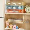 Cesta de armazenamento suspensa sob a mesa desktop dormitório coisas boas guarda-roupa artefato de organização armário de cozinha prateleira de armazenamento suspensa ao lado da cama