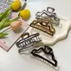 Jiayue Joyería Diseño Simple Versátil Estilo Nube Hueco Pinza Tiburón Parte Trasera de la Cabeza Pasador Accesorio para el Cabello