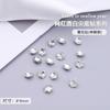 Rhinestones para Uñas al por Mayor de Yiwu, Rhinestones Blancos de Punta y Forma Irregular para Decoración de Uñas, Decoraciones de Uñas con Forma de Corazón y Hacha, Accesorios Estilo Ins