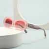 Gafas de Sol Modernas Retro de Marca Grande Europeas y Americanas Estilo Gafas de Sol de Color Tinta Versátiles y Modernas para Mujer Espejos Planos Anti-Luz Azul 9248