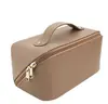 Bolsa de Cosméticos de Gran Capacidad Bordada Personalizada Regalo para Dama de Honor Bolsa de Lavar de Cuero Impermeable Bolsa de Almacenamiento para Cosméticos de Viaje