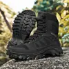 Botas de Combate de Talla Grande Transfronterizas para Hombre, Botas de Senderismo para Exteriores de Caña Alta, Botas de Campo Antideslizantes, Botas Tácticas de Senderismo para Hombre, Venta Directa de Fábrica