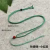 Cordón de alta gama para cuentas Dzi, para montar en coche, cuerda fina trenzada con cuentas de cinabrio dorado, collar hecho a mano, colgante para colgar en el cuello