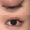 Cílios com Aparência Natural para Mães! Cílios Postiços Curvos Estilo Coreano para Bebê, Cor Marrom Chá Preto, Cauda Clara, Sem Cola, com Aparência Clara e Natural