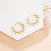 Aretes Multiperlas, Aros Dorados, Estilo Lujo Ligero, Diseño de Nicho, Clips para Orejas Vintage, Regalo de Alta Gama