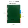 Separador de Páginas para Pasta A4 Papel B5 Separador de Índice para Caderno de Folhas Soltas Plástico PP