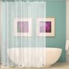 Jiaguan botoeira de metal transparente com 3 ímãs PEVA transparente chuveiro cortina forro fábrica atacado espessura 0.08mm