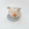 Gorro de Bebé Yipan Primavera y Otoño Coreano Lindo Súper Adorable Dibujos Animados Infantiles Gorra de Béisbol para Bebé Gorra de Pico de Pato para Bebé