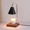 Lámpara de Aromaterapia Transfronteriza, Lámpara de Cera Derretida, Lámpara de Vela Derretida, Lámpara de Mesa de Regalo para Mesita de Noche de Dormitorio, Temporizador de Atenuación, Arte en Madera, Aromaterapia sin Llama